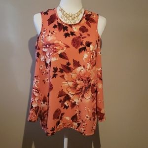 Cold shoulder blouse